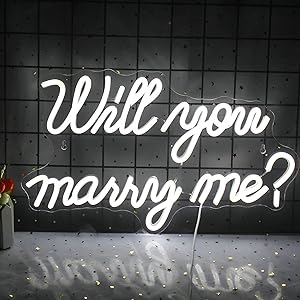 Will You Marry Me Neon Sign (Medium)