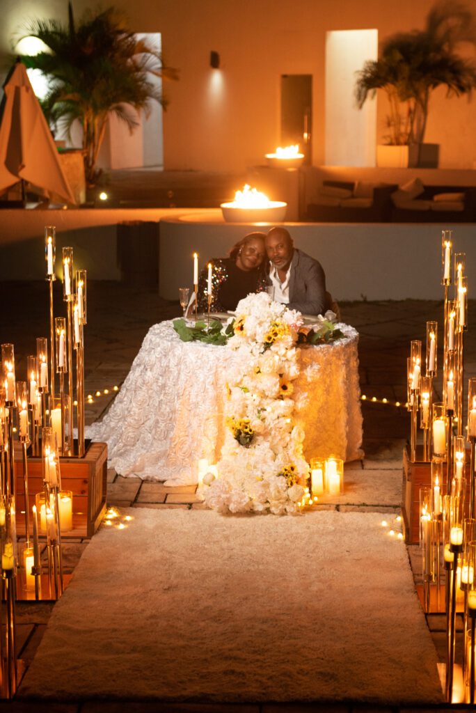 plan the perfect date in trinidad and tobago with romantic decor rentals from Experience Romance